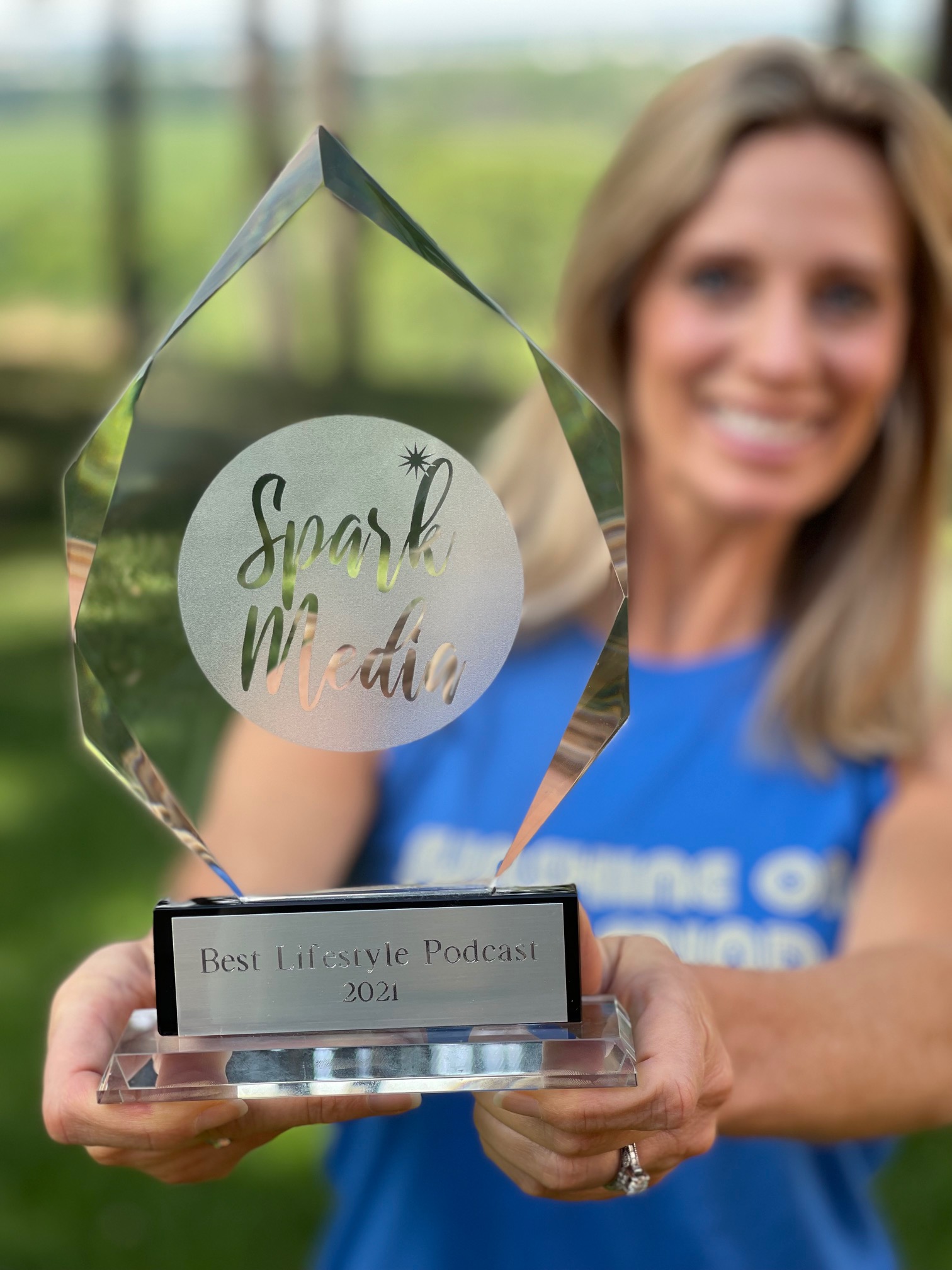 Won Best Lifestyle Podcast 2021 by Spark Media | Wendie Pett, Visibly Fit