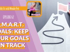 s.m.a.r.t. goals Photo of Wendie Pett with the Visibly Fit™ Podcast logo