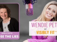 Lose the lies Photo of Wendie Pett and Janelle Keith with the Visibly Fit™ Podcast logo