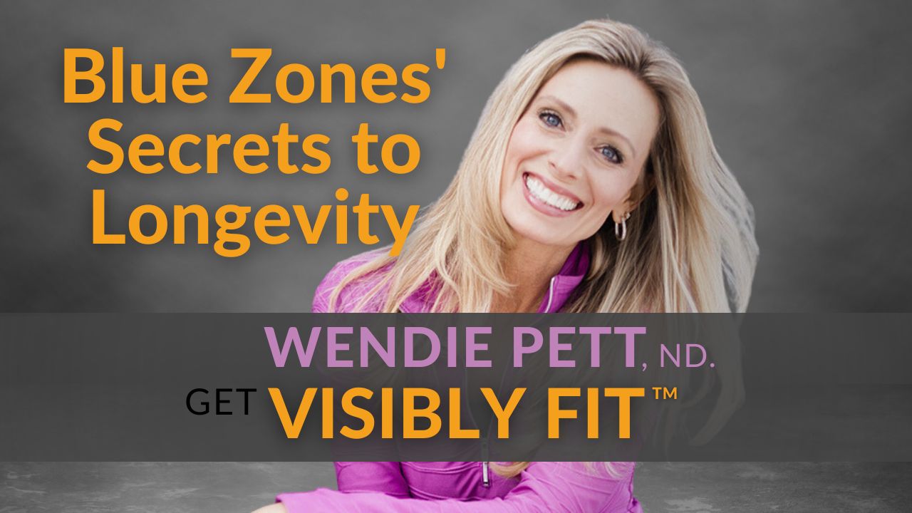 Photo of Wendie Pett with the Visibly Fit™ Podcast logo