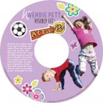 An image of a DVD featuring the Visibly Fit™ Active8 Kids to represent how to Get Visibly Fit™ in body, mind and spirit with Dr Wendie Pett ND.